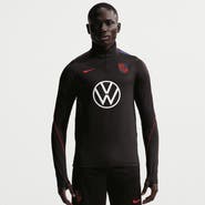 Nike Men's Nike Black USMNT 2026 Strike Dri-FIT Quarter-Zip Long Sleeve Drill Top