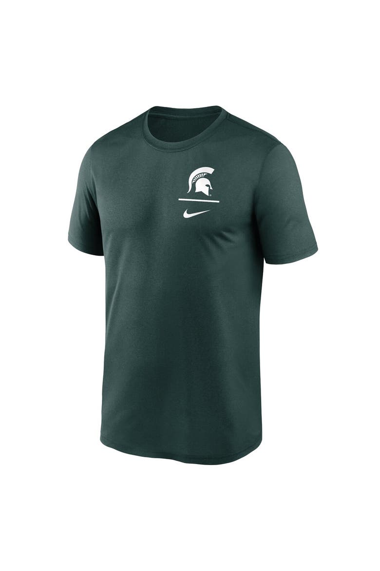 Men's Nike Green Michigan State Spartans Primary Logo Legend Performance T-Shirt, Alternate, color, Green