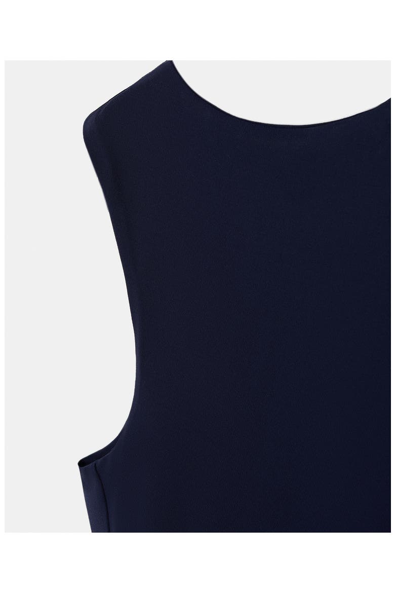 Asymmetric Cutout Sleeveless Dress, Alternate, color, NIGHT BLUE