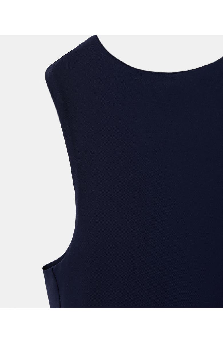 MANGO Asymmetric Cutout Sleeveless Dress, Alternate, color, 