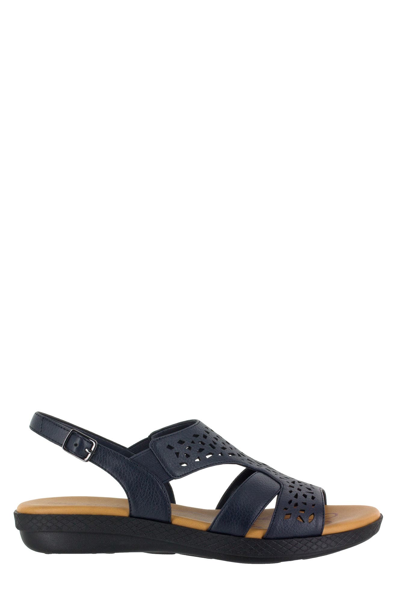 EASY STREET Bolt Sandal, Alternate, color, Navy