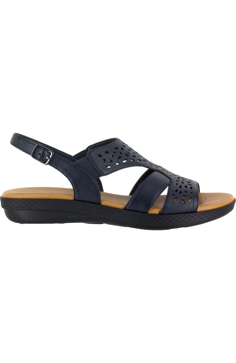 EASY STREET Bolt Sandal, Alternate, color, Navy