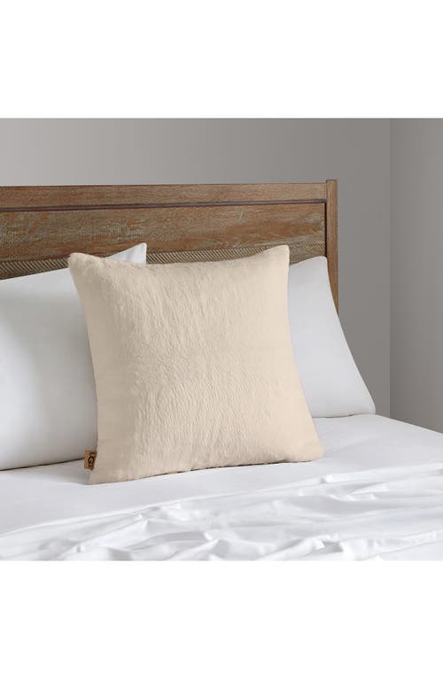 Ugg ® Lanai Faux Fur Accent Pillow In Light Sand