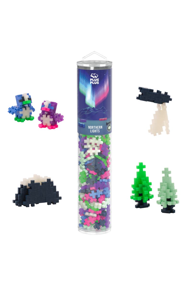 Plus-Plus USA Northern Lights 240-Piece Puzzle Tube, Main, color, 