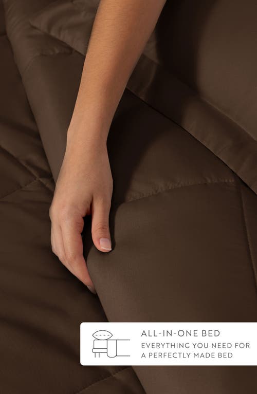 Ienjoy Home Premium Comforter & Sheet Bed In A Bag Set In Brown