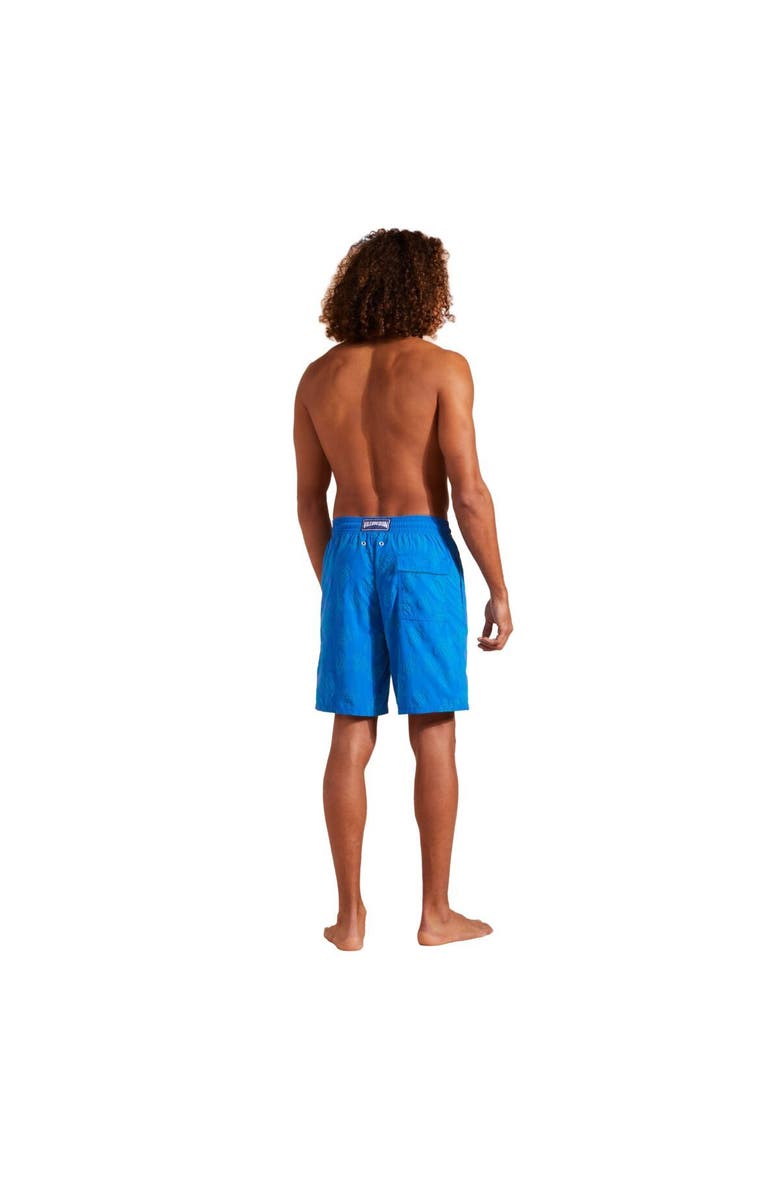 Vilebrequin Men's Vendôme Turtles Long Swim Trunks, Alternate, color,