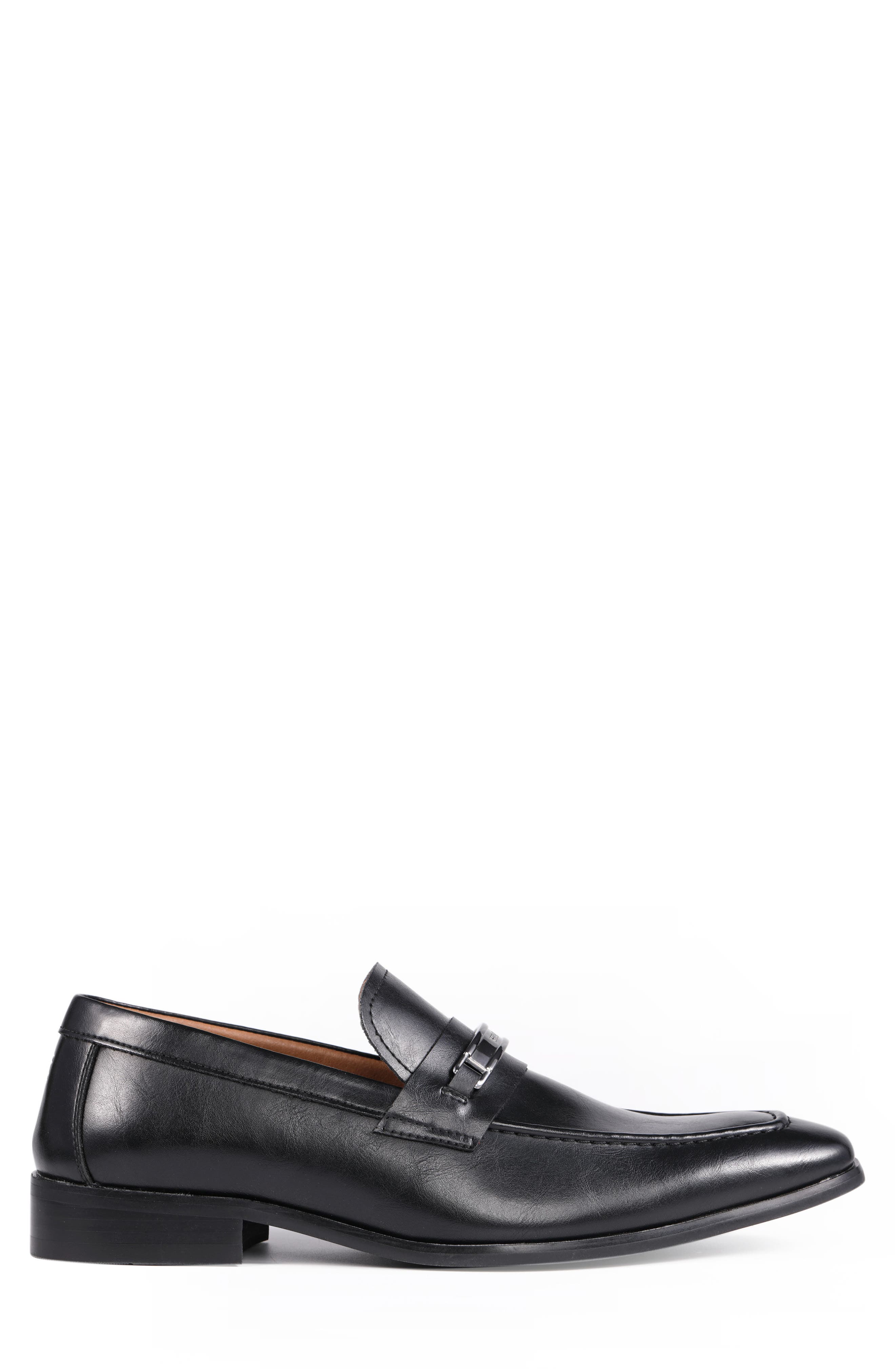 Tommy Hilfiger Speer Apron Toe Loafer, Alternate, color, Black