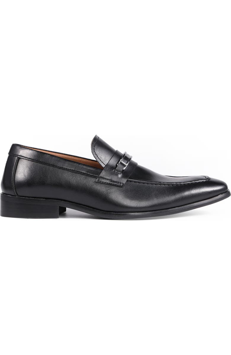 Tommy Hilfiger Speer Apron Toe Loafer, Alternate, color, Black