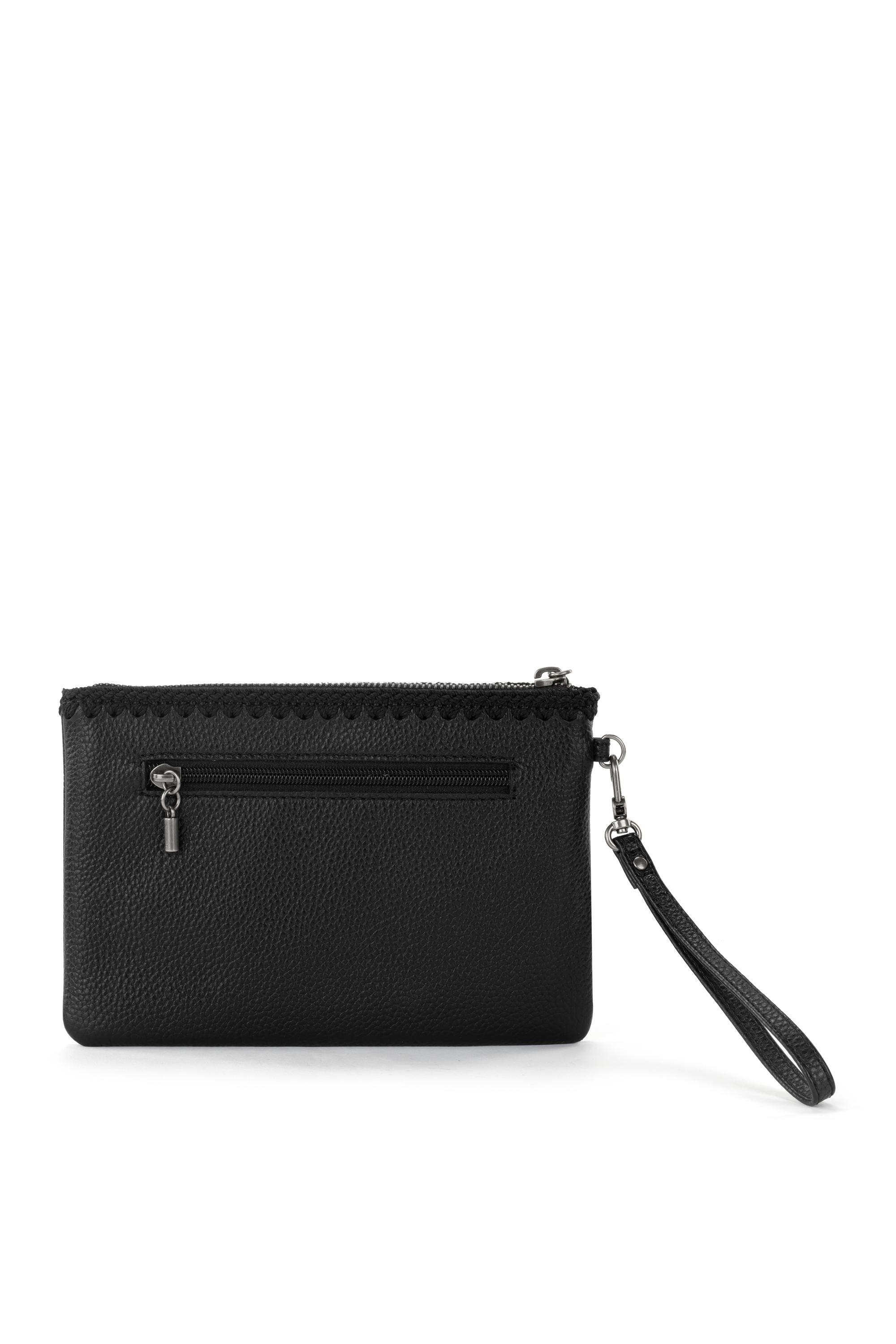 The Sak Vita Wristlet, Alternate, color, Black Leather