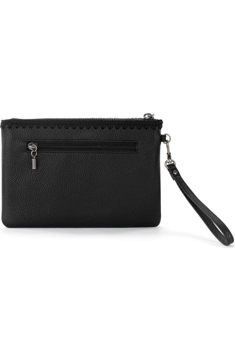 The Sak Vita Wristlet, Alternate, color, Black Leather