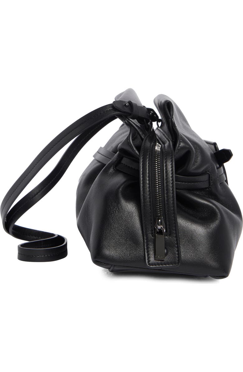 Off-White Zip Tie Clutch, Alternate, color, Black No Color