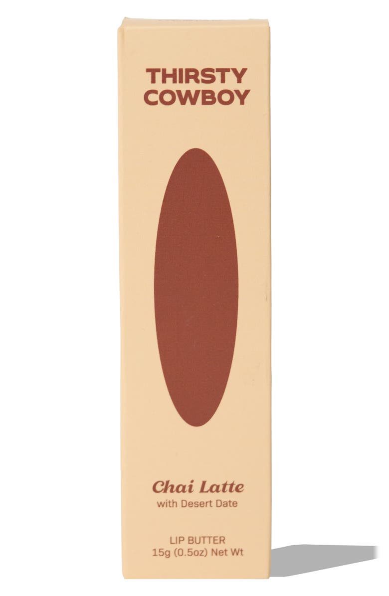 Thirsty Cowboy Lip Butter, Alternate, color, Chai Latte