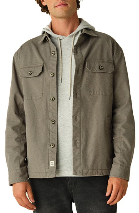 Montauk Stretch Cotton Twill Shirt Jacket