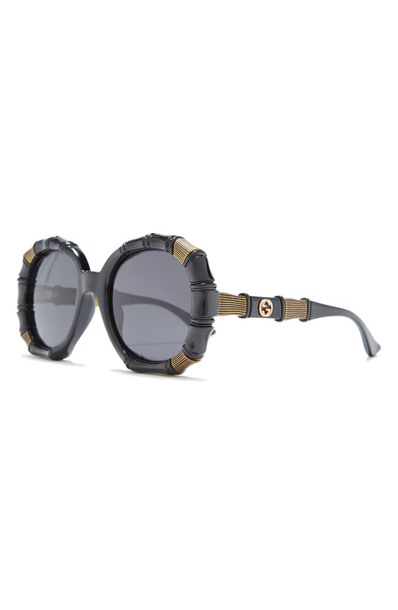 Gucci 54mm Round Sunglasses, Alternate, color,