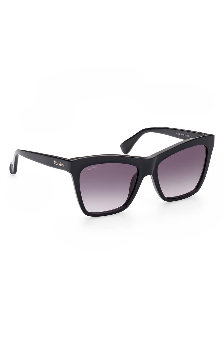 Max Mara 55mm Geometric Sunglasses, Alternate, color, 
