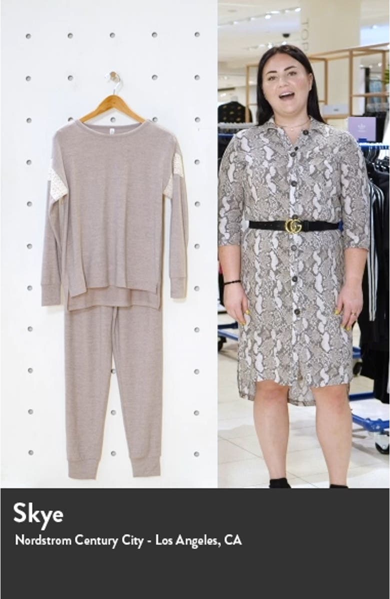 Alexandra Brushed Knit Pajamas, sales video thumbnail