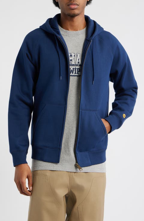 Chase Cotton Blend Zip-Up Hoodie