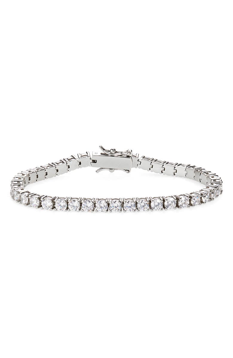 Kurt Geiger London CZ Tennis Bracelet, Main, color, Crystal