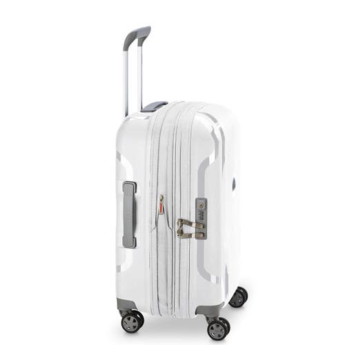 Delsey Paris Clavel Hardside Carry-on Expandable Luggage With Spinner Wheels In White
