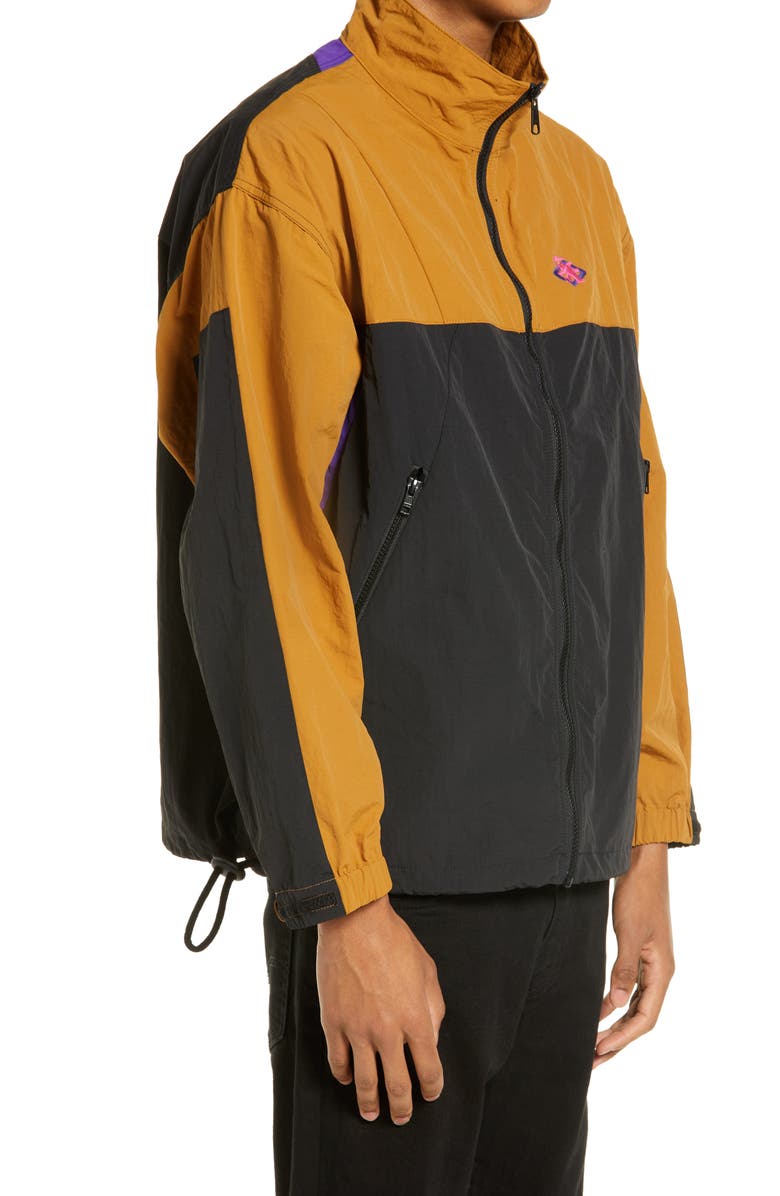 Gotcha Men's Evolve Colorblock Jacket, Alternate, color, Brown Sugar