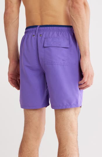Quinn Solid Swim Trunks