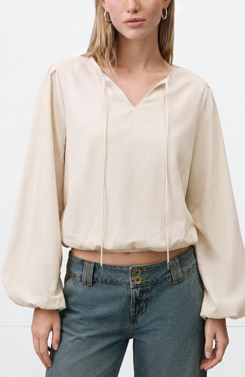 Chiffon Bow Blouse