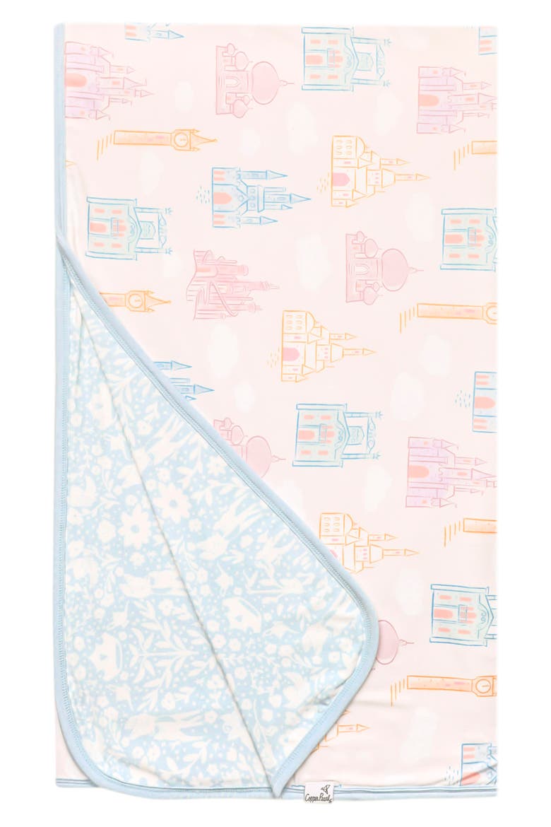 Jumbo Reversible Quilt, Main, color, PRINCESS PALACES