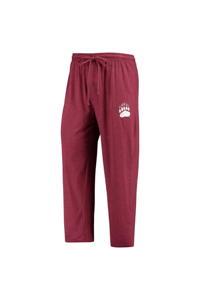 Men's Concepts Sport Maroon/Heathered Charcoal Montana Grizzlies Meter Long Sleeve T-Shirt & Pants Sleep Set, Alternate, color, Maroon