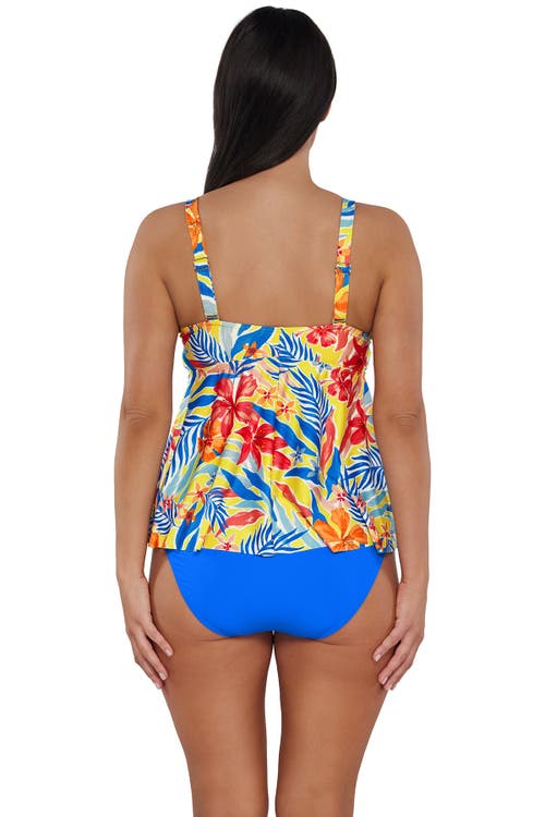 Sunsets Escape Marin Tankini Swimsuit Top In Suncatcher