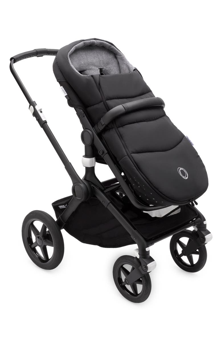 Bugaboo Water Repellent Stroller Footmuff, Alternate, color, Black