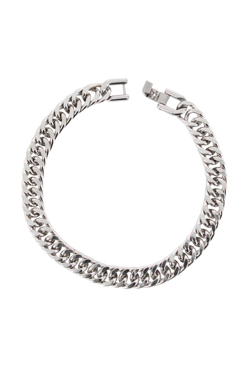 Trafalgar Lockwood Metal Link Bracelet, Alternate, color, Silver