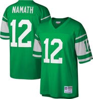 Mitchell & Ness Men's Mitchell & Ness Joe Namath Green New York Jets Big & Tall 1968 Retired Player Replica Jersey