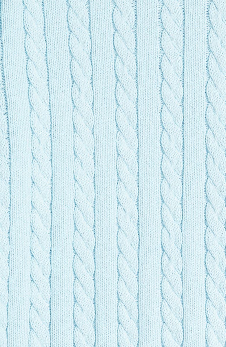 vineyard vines Kids' Cotton & Cashmere Cable Sweater, Alternate, color, Island Paradise