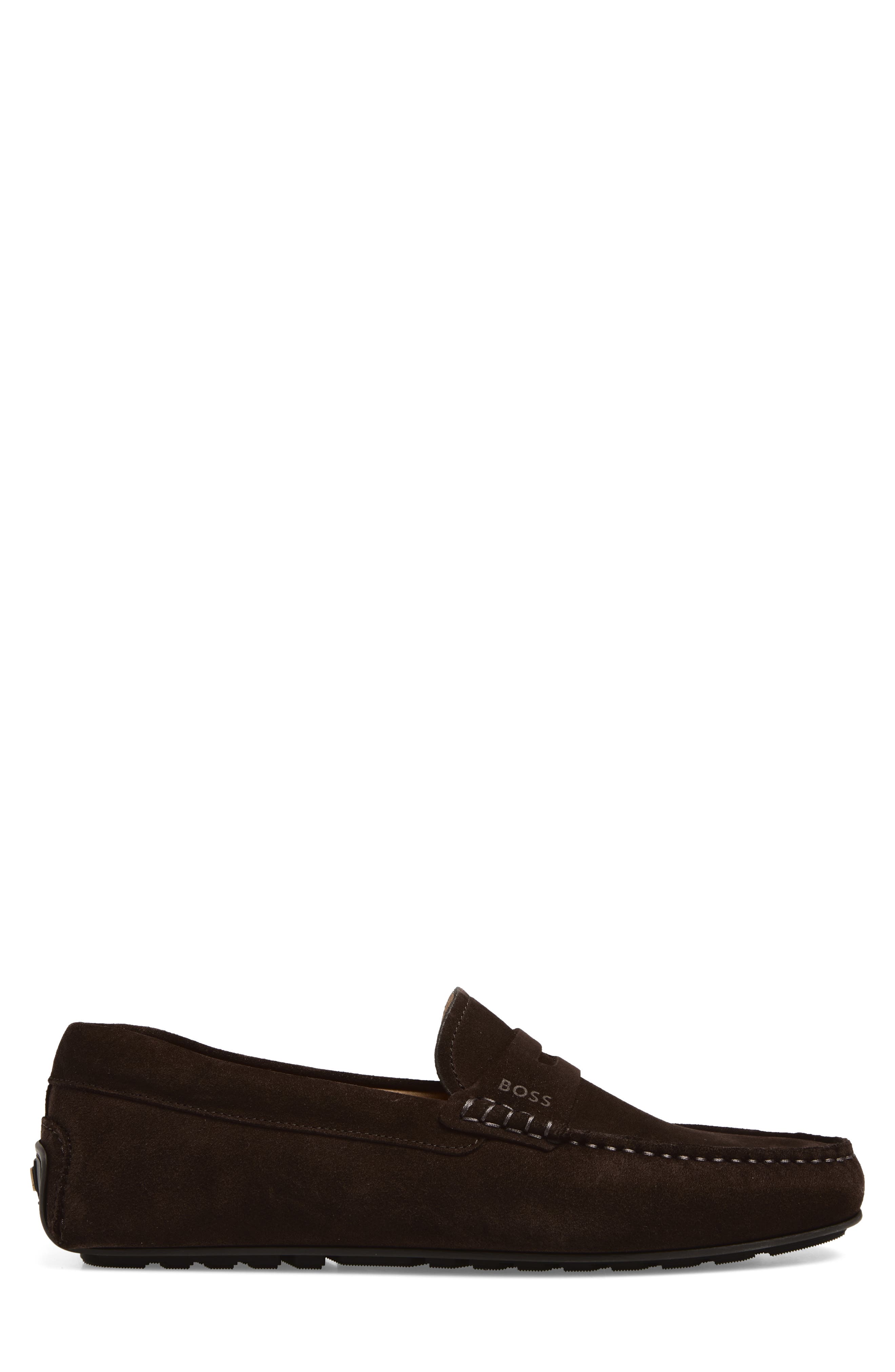 BOSS Noel Penny Loafer, Alternate, color, Dark Brown