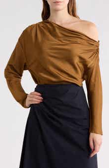 A.L.C. Piper One-Shoulder Top