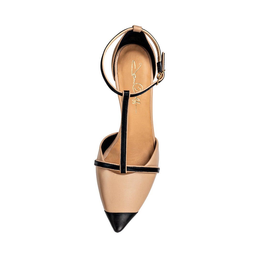 Desiree Pump, Alternate, color, Black Creme