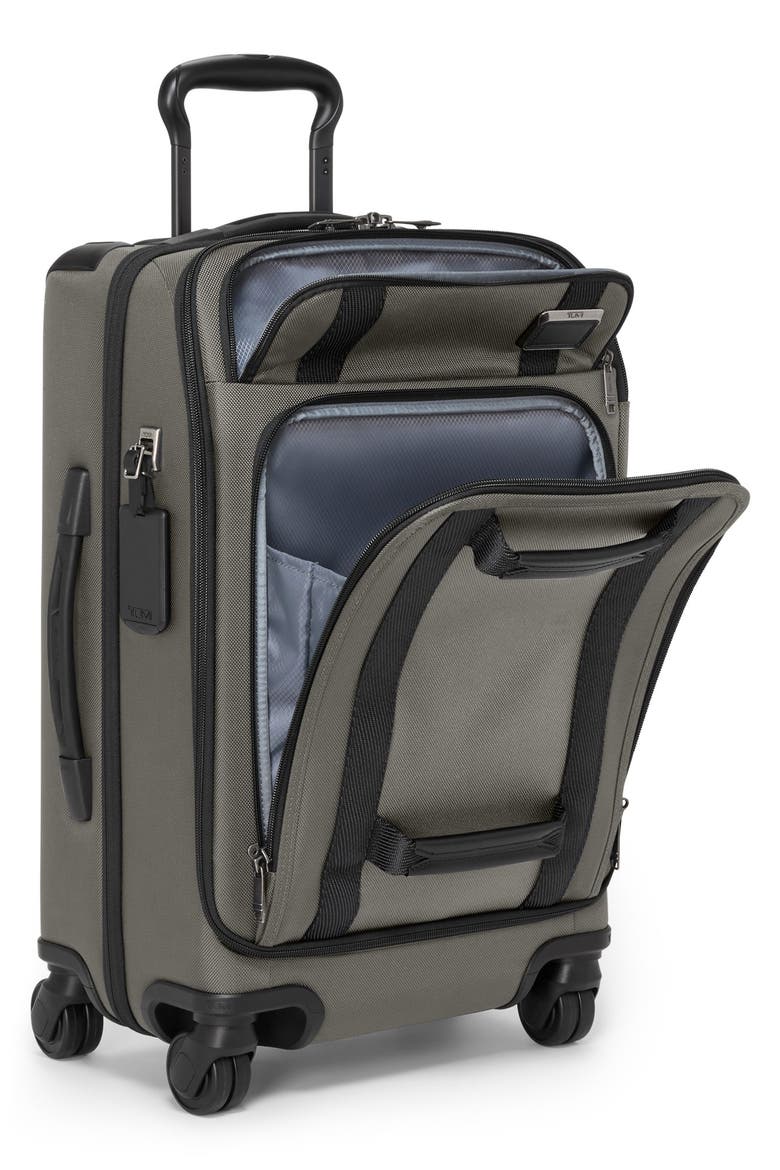 Merge 22-Inch International Dual Access 4-Wheel Carry-On, Alternate, color, ALLOY