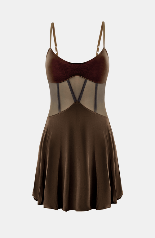 Ow Collection Cassandra Mini Dress In Green