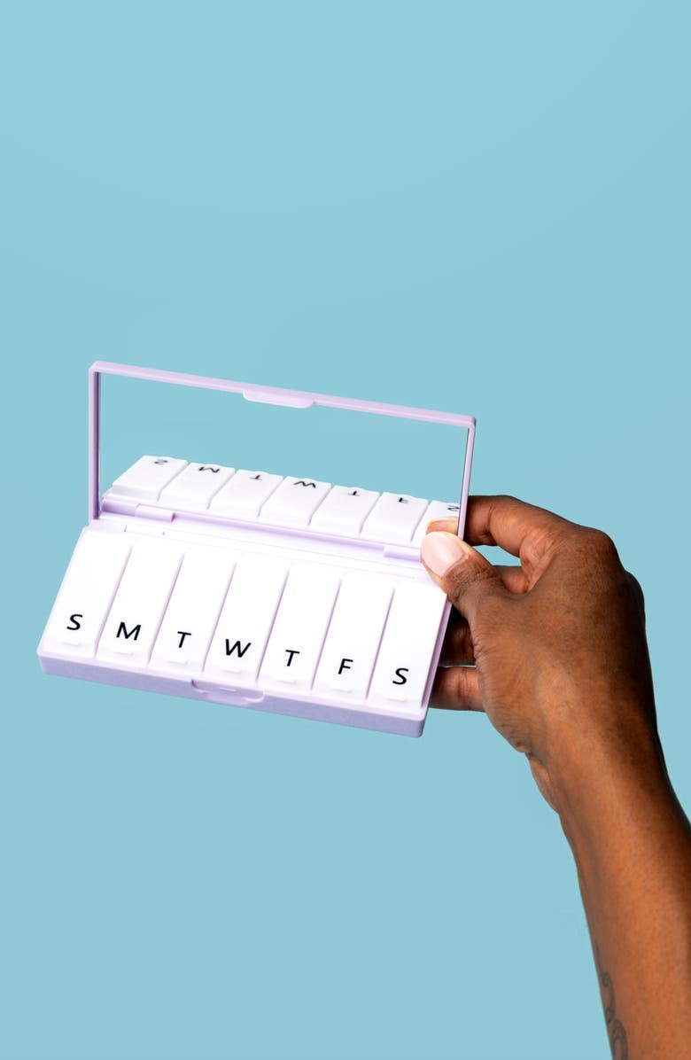 PORT AND POLISH Pill Box, Alternate, color, Lilac