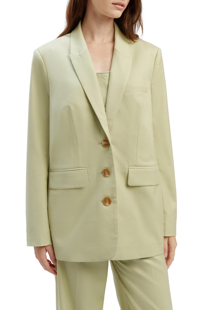 Bardot Charlie Blazer, Main, color, Pale Khaki