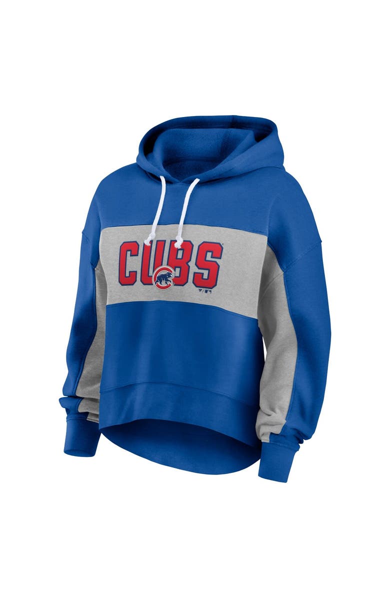 FANATICS Women's Fanatics Branded Royal Chicago Cubs Filled Stat Sheet Pullover Hoodie, Alternate, color, Royal