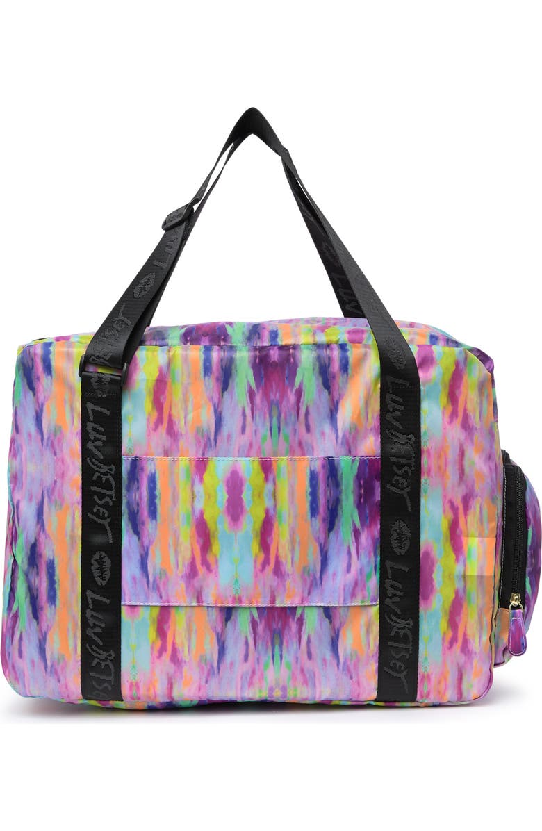 Betsey Johnson Pack-It Nylon Weekend Duffle Bag, Alternate, color,