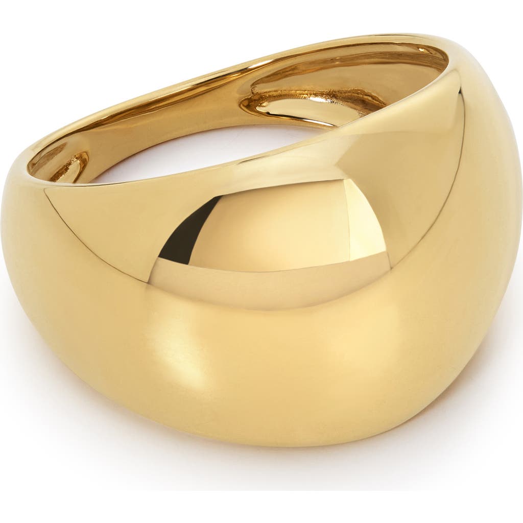 Monica Vinader Tapered Ring In Gold