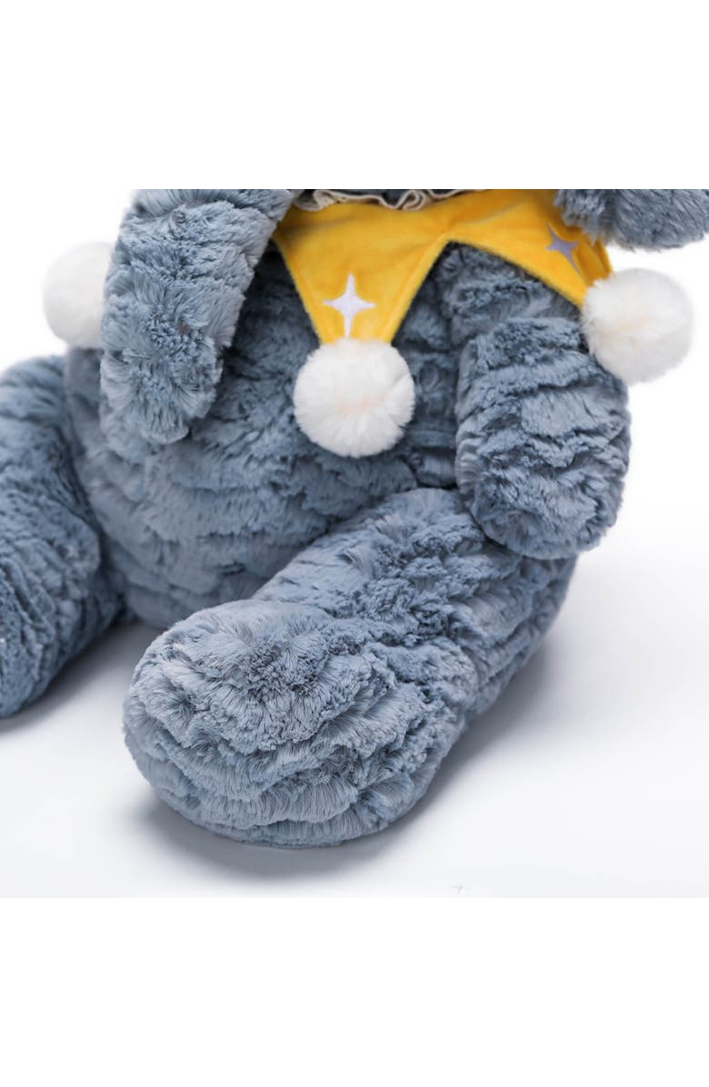 McHugs 9.8 Inch Starry Denim Elephant Weighted Stuffed Animal, Alternate, color, Multicolored