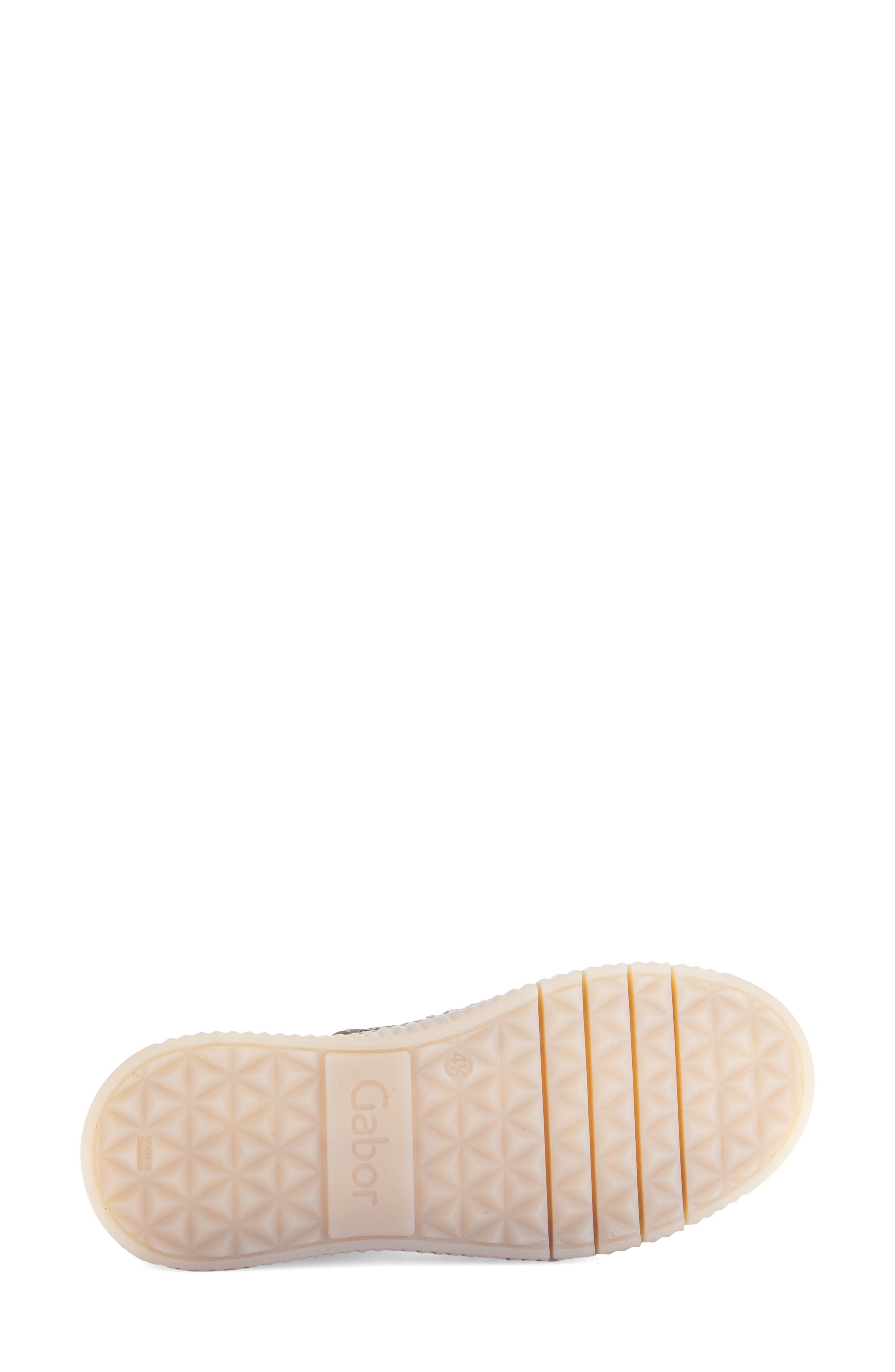 Gabor Genuine Shearling Lined Platform Bootie, Alternate, color, Natural