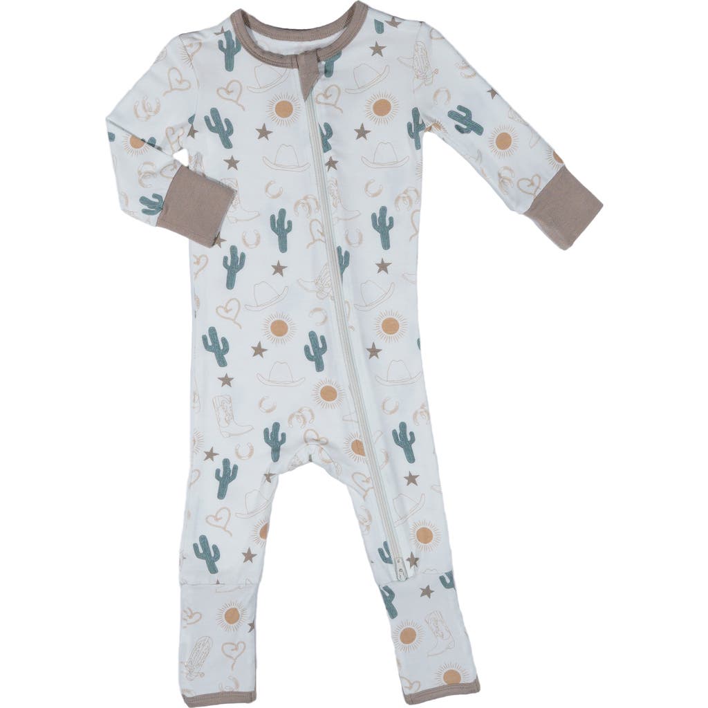 Shop Baby Grey By Everly Grey Convertible Zip Romper In Rodeo