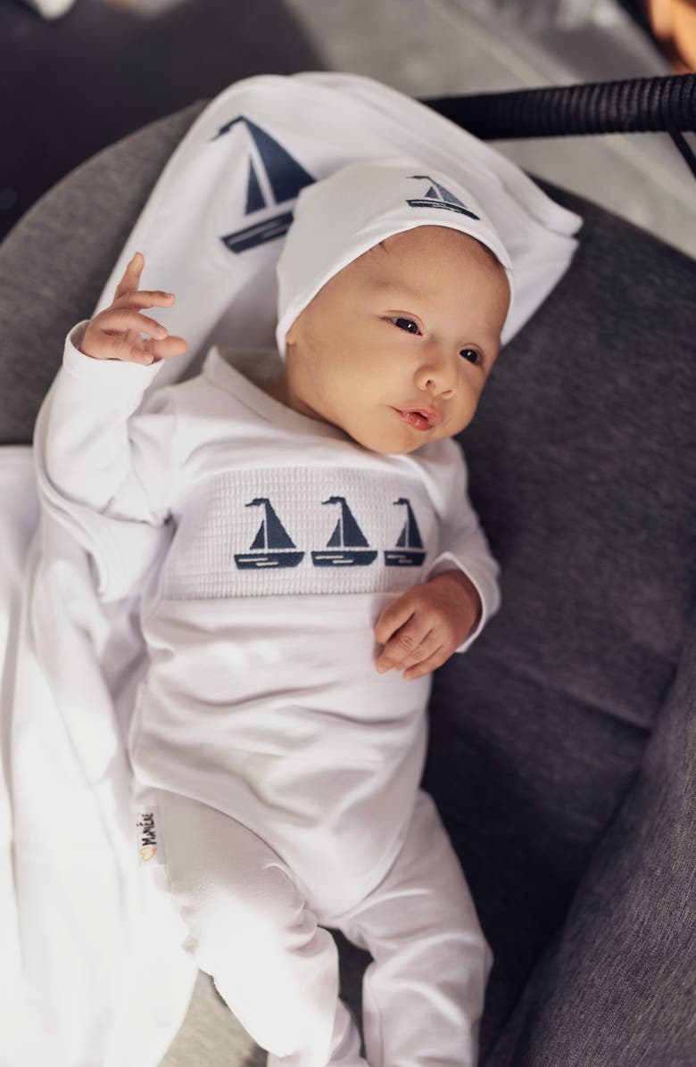 Manière Sailboat Footie, Alternate, color, 