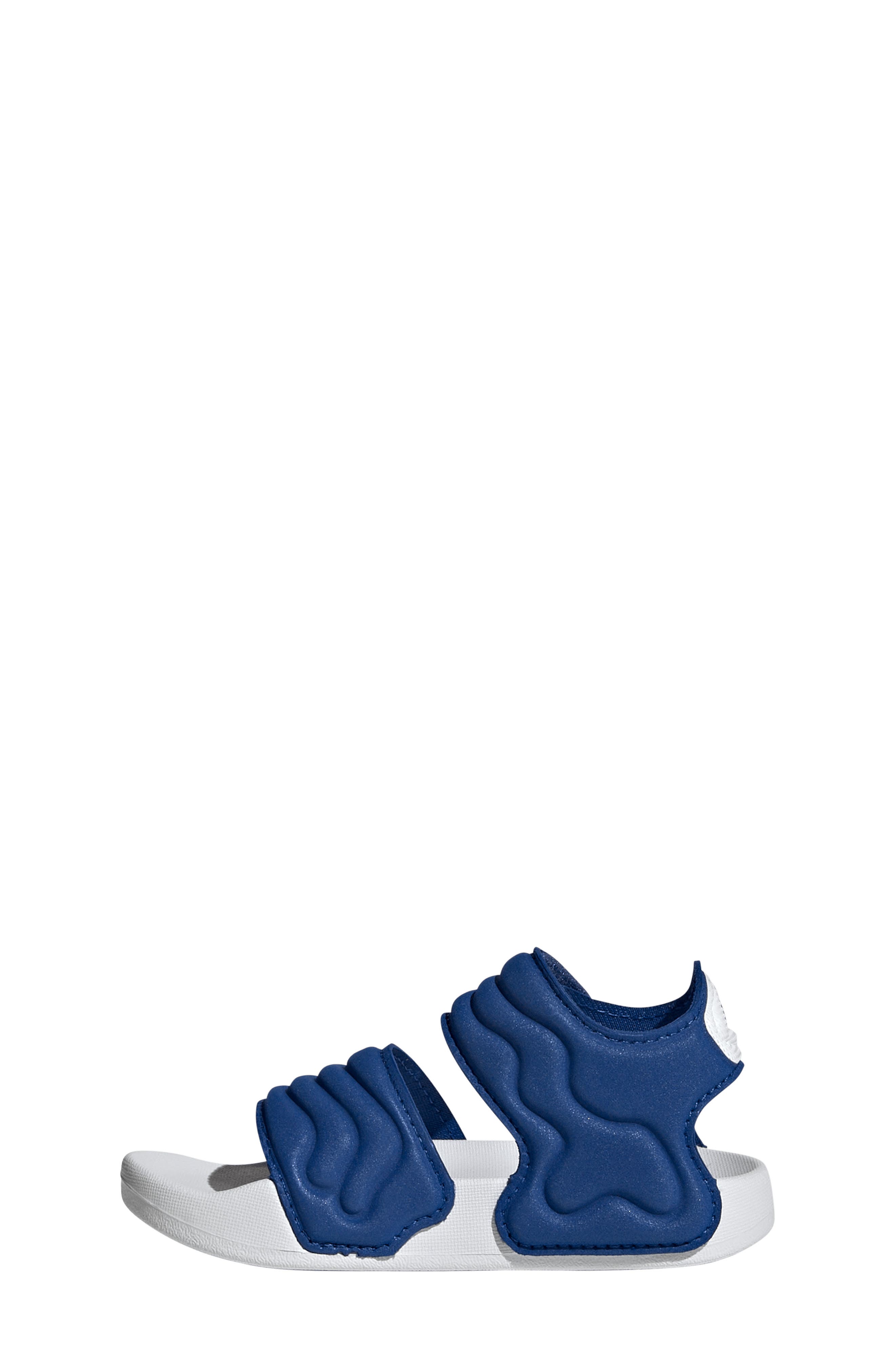 adidas Kids' Adilette Sandal, Alternate, color, Royal Blue/ Footwear White