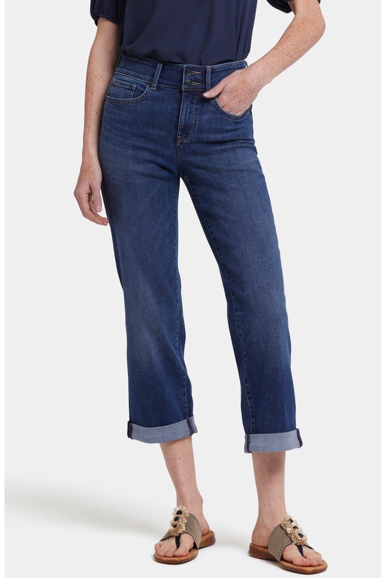 Bailey Relaxed Crop Straight Leg Jeans, Main, color, ASTURIA SHORE