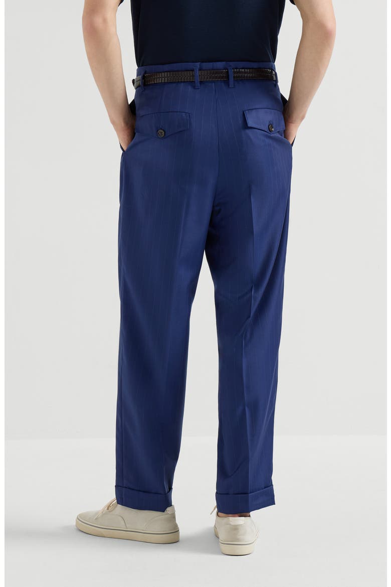 Double pleated trousers, Alternate, color, Royale Blue